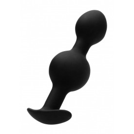 Черная анальная пробка N 90 Self Penetrating Butt Plug - 10,4 см.