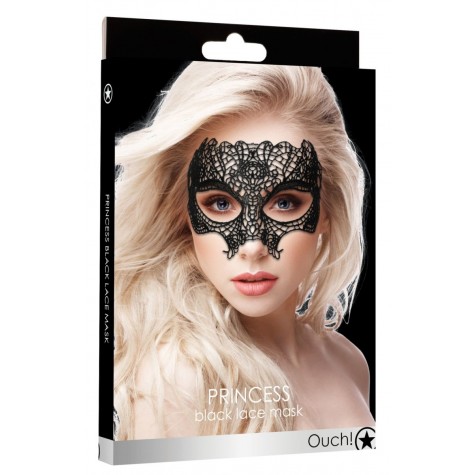 Черная кружевная маска Princess Black Lace Mask